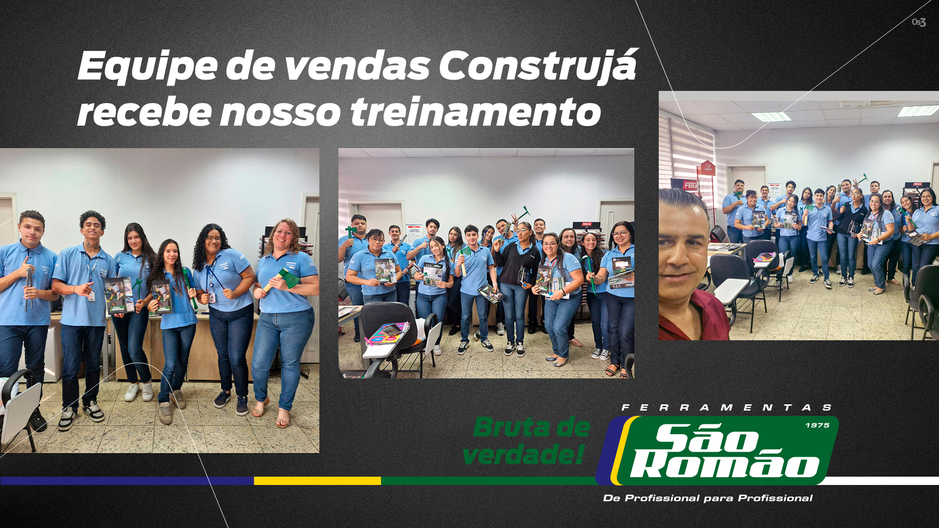 Equipe de vendas Construjá recebe nosso treinamento